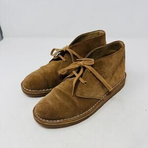 L.L. Bean Suede Desert Boots Lace-Up Chukka Ankle Boots Size 8